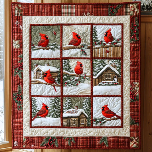 Northern Red Quilt Blanket