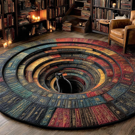 Novel Nest Quilted Round Mat