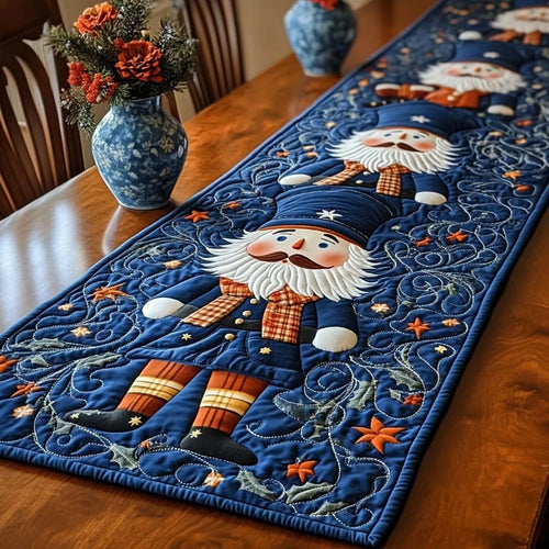 Nutcracker Charm Quilted Table Runner