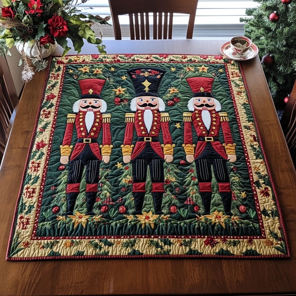 Nutcracker Dreams Quilted Table Topper