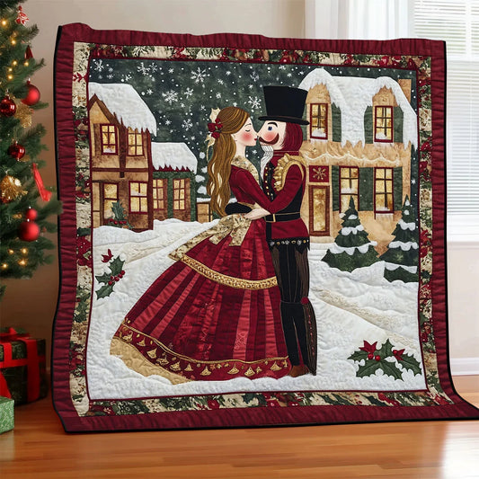 Nutcracker Love Story Quilt Blanket