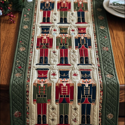 Nutcracker Wonder Quilted Table Runner