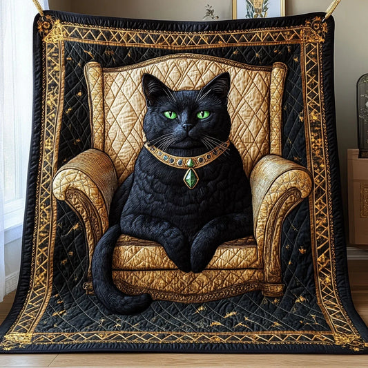 Obsidian Gem Quilt Blanket