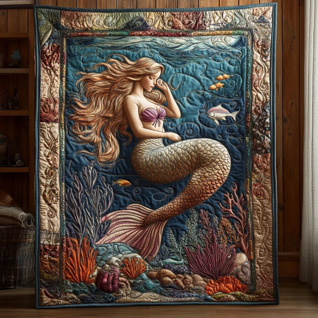 Ocean Beauty Quilt Blanket