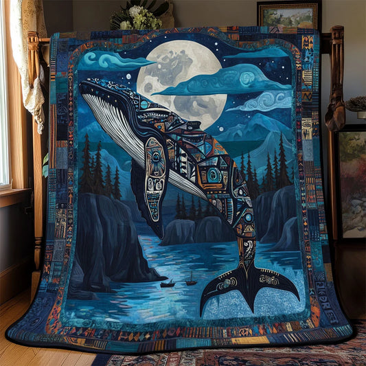 Ocean Guardian Spirit Quilt Blanket