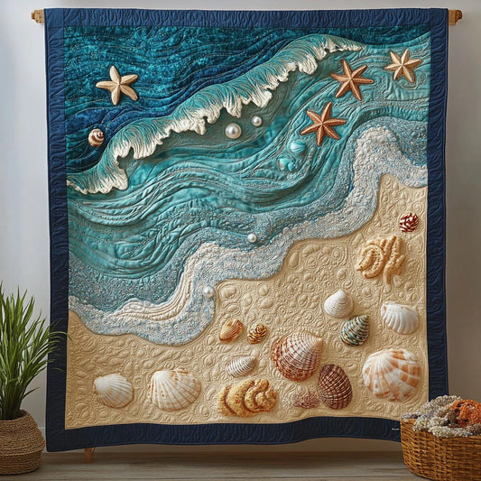 Ocean Serenity Quilt Blanket