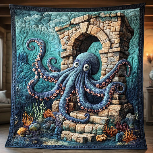 Octopus Dance Quilt Blanket