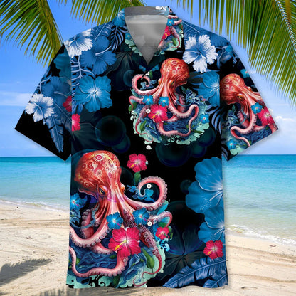 Octopus Hawaiian Shirt, custom shirt gift for men