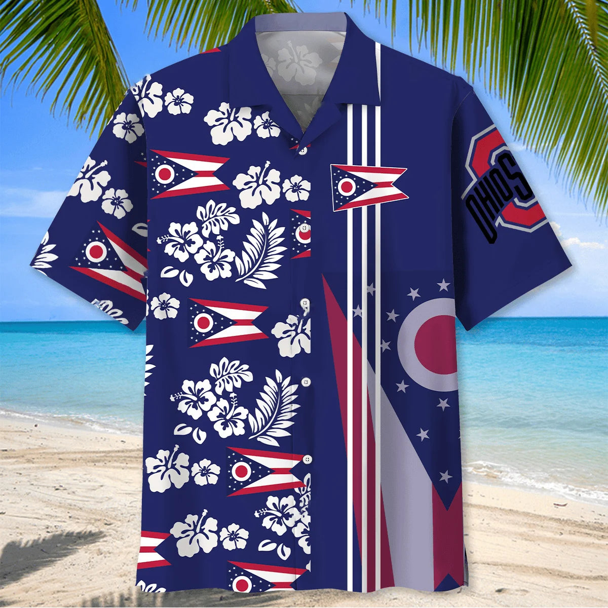 Ohio State Love Hawaiian Shirt, custom shirt gift for men