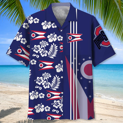 Ohio State Love Hawaiian Shirt, custom shirt gift for men
