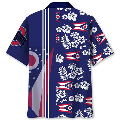 Ohio State Love Hawaiian Shirt, custom shirt gift for men (view 2)