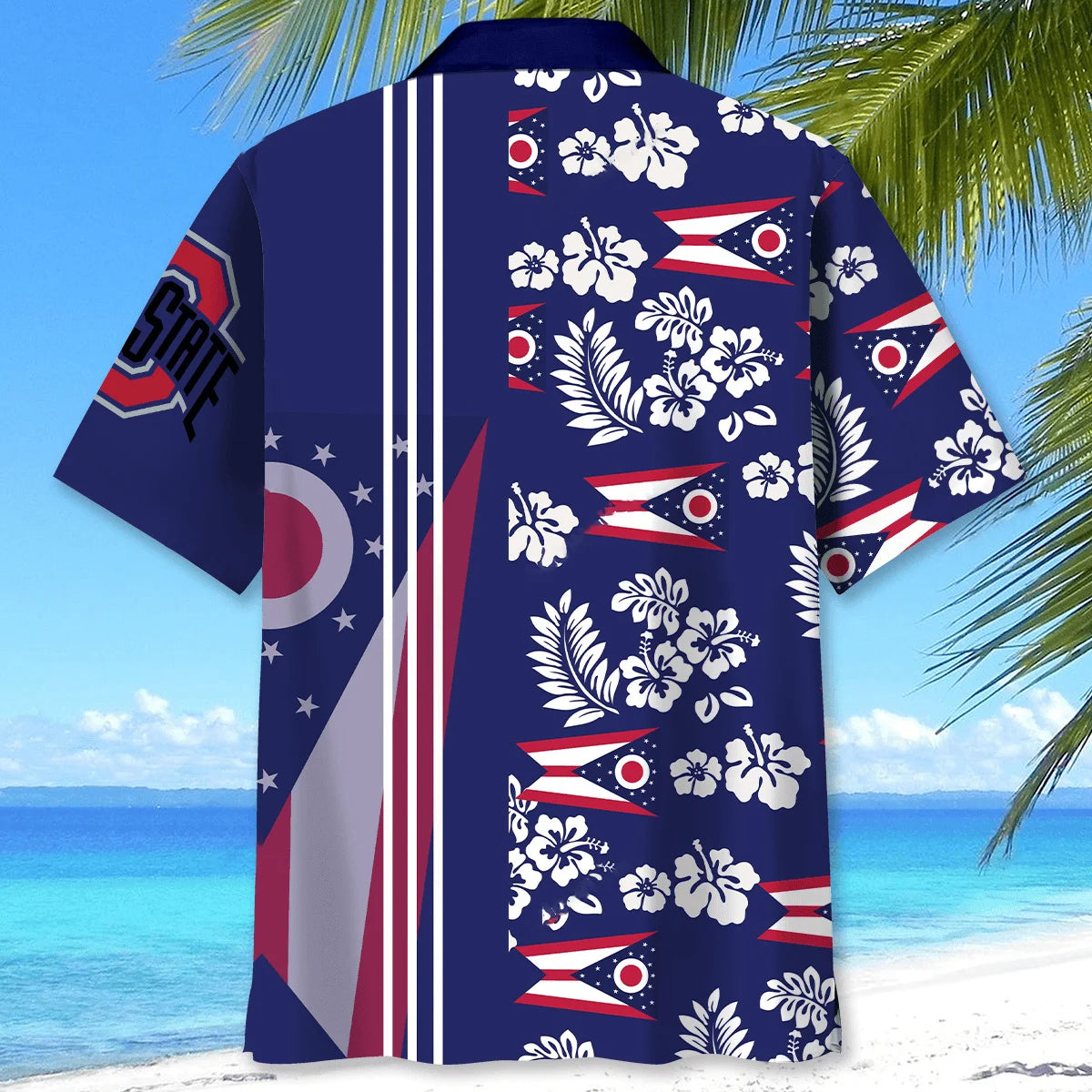 Ohio State Love Hawaiian Shirt, custom shirt gift for men (view 3)