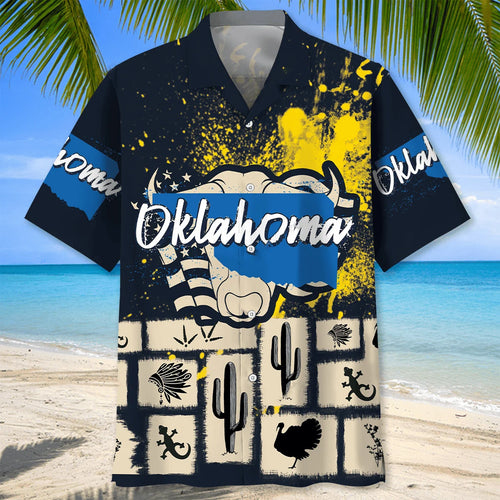 Oklahoma Culture Proud Hawaiian Shirt, custom shirt gift for men