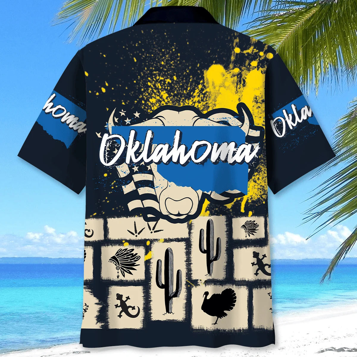 Oklahoma Culture Proud Hawaiian Shirt, custom shirt gift for men (view 3)
