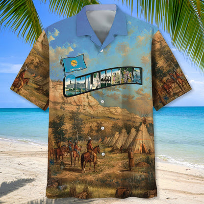 Oklahoma Native America Hawaiian Shirt, custom shirt gift for men (view 3)