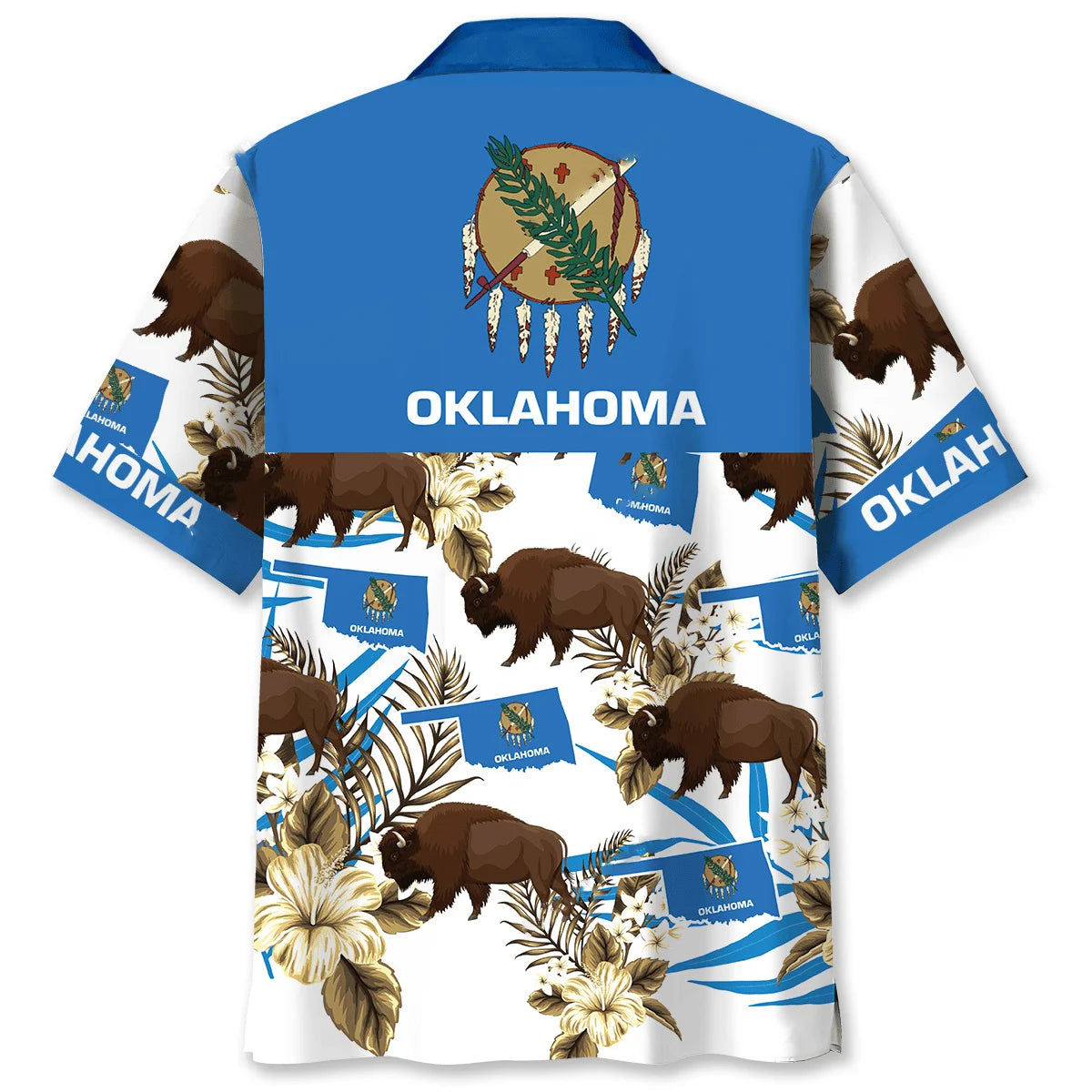 Oklahoma State Proud Hawaiian Shirt, custom shirt gift for men (view 4)