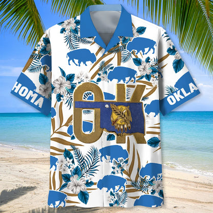 Oklahoma State Proud Hawaiian Shirt, custom shirt gift for men (view 6)