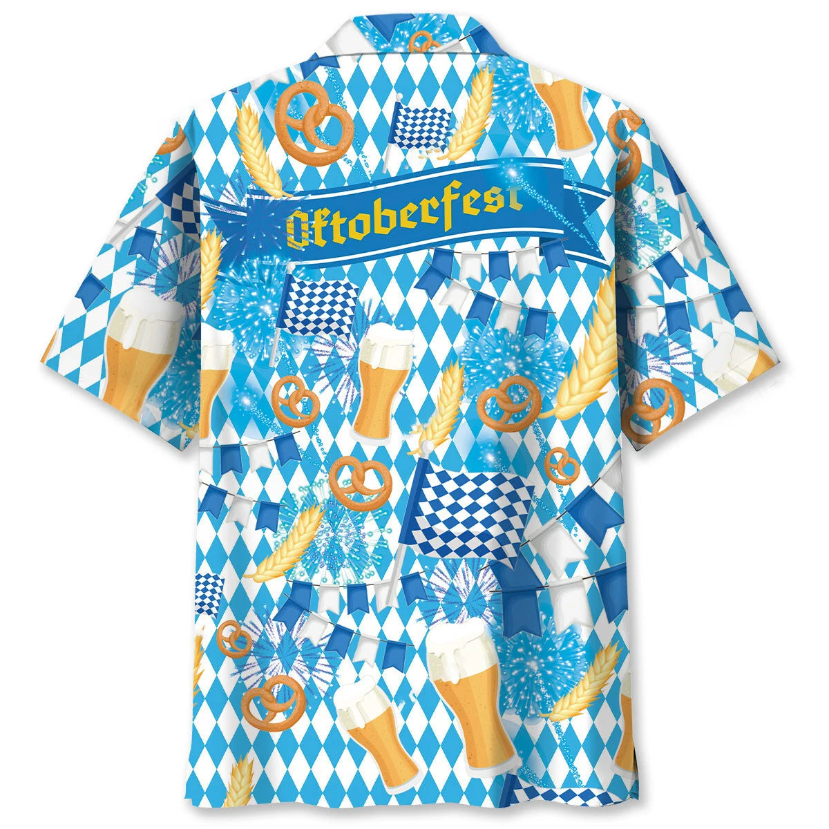 Oktoberfest Celebration Drinking Shirt Hawaiian Shirt, custom shirt gift for men (view 2)