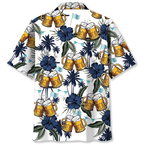 Oktoberfest Funny Beer Hawaiian Shirt, custom shirt gift for men