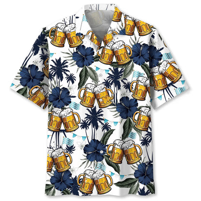 Oktoberfest Funny Beer Hawaiian Shirt, custom shirt gift for men (view 4)