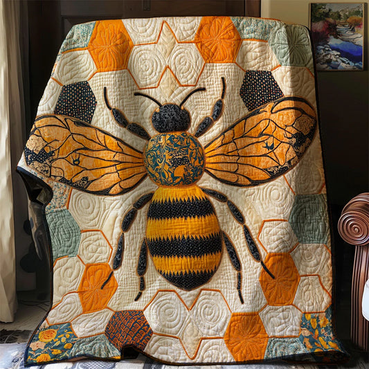 Old Barn Bee Quilt Blanket
