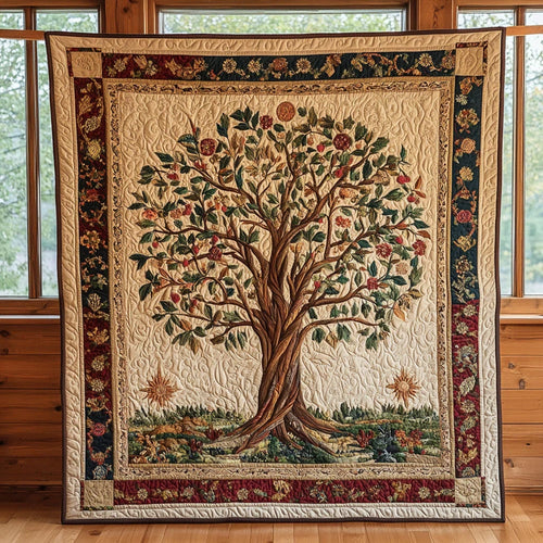 Old Tree Quilt Blanket