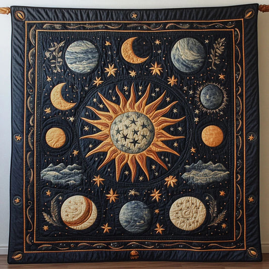 Oracle Of Solar Quilt Blanket