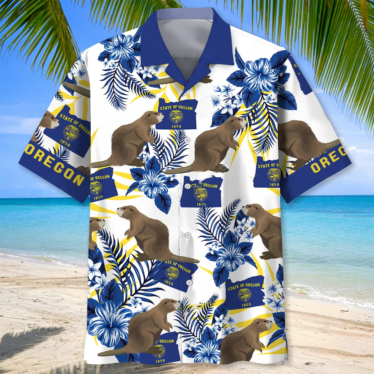Oregon State Proud Hawaiian Shirt, custom shirt gift for men