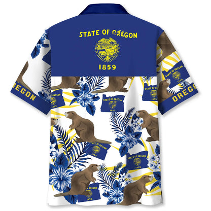 Oregon State Proud Hawaiian Shirt, custom shirt gift for men (view 2)