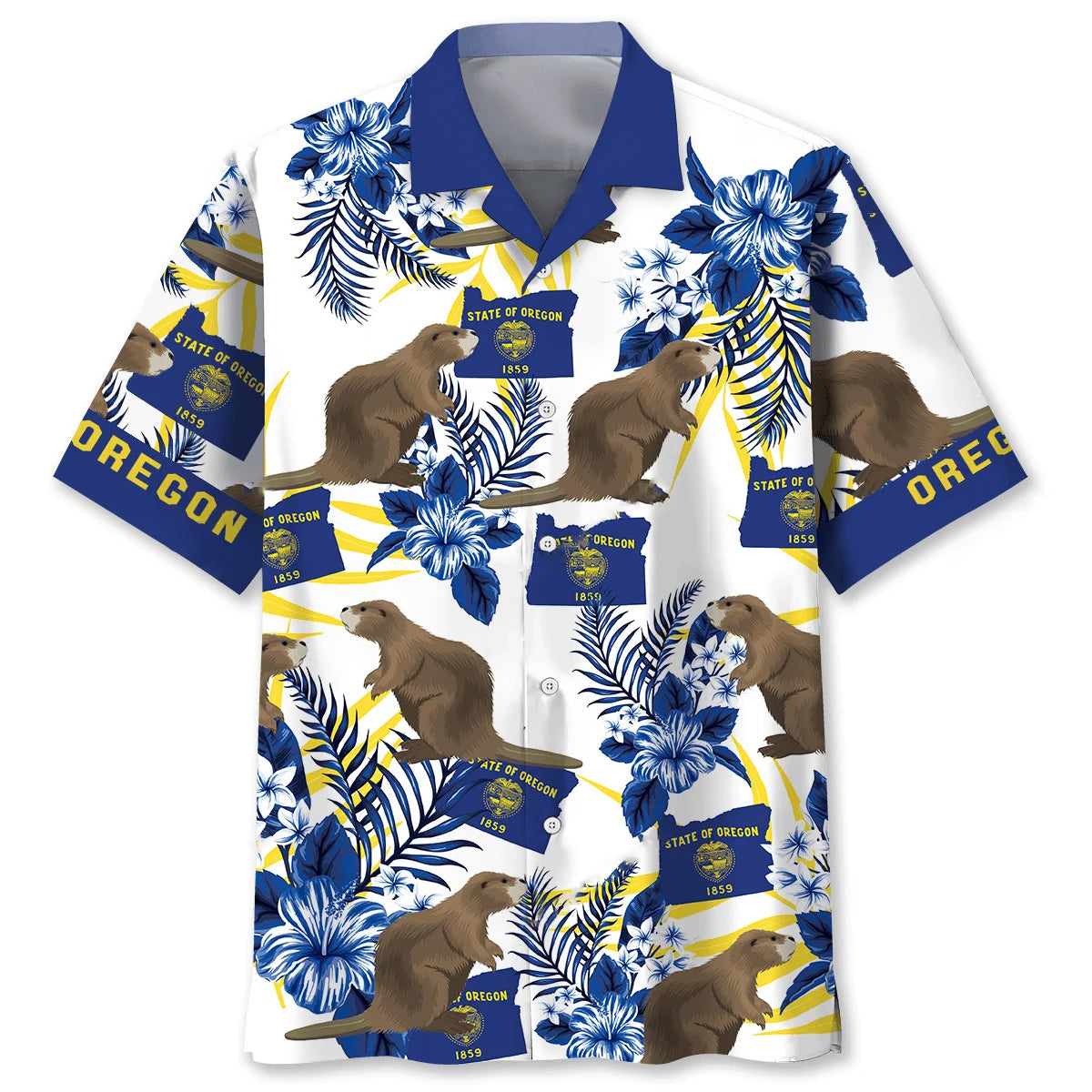 Oregon State Proud Hawaiian Shirt, custom shirt gift for men (view 5)