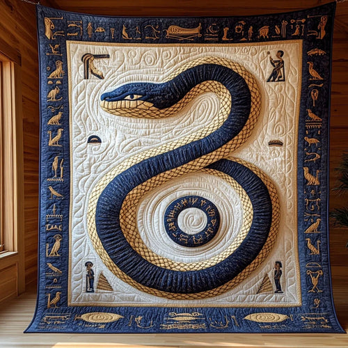 Ouroboros Spirit Quilt Blanket