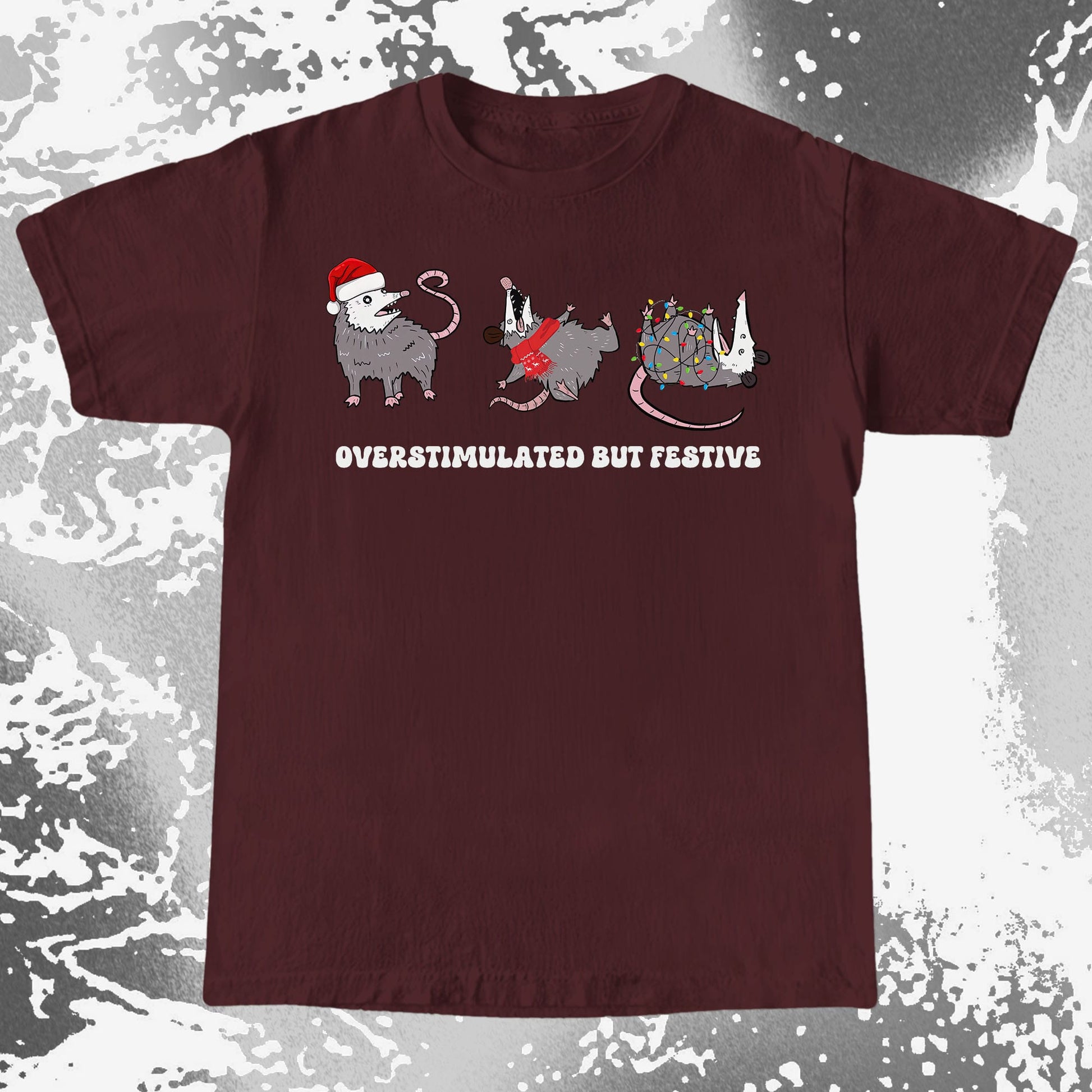 Overstimulated But Festive Opossum Christmas (view 7)