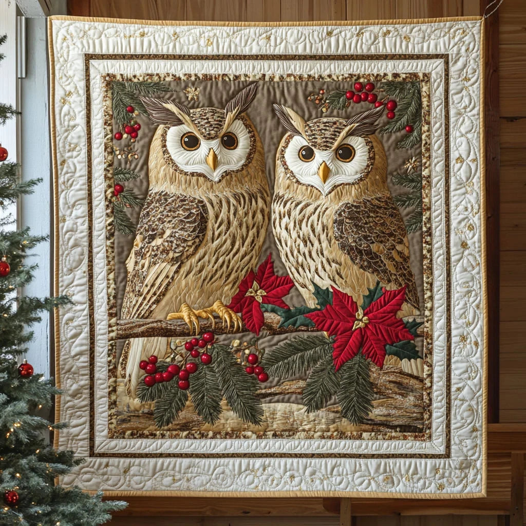 Owl Charm Quilt Blanket