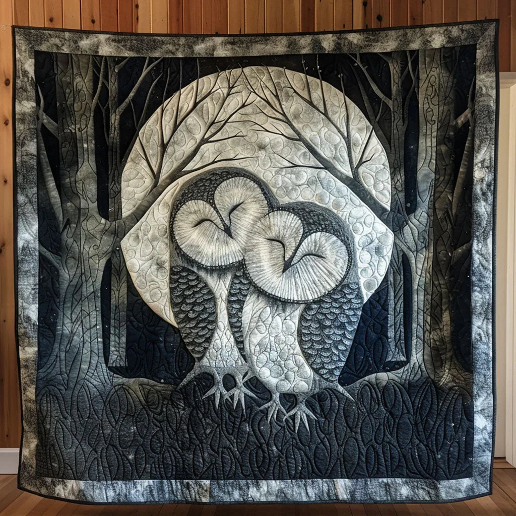 Owl Family Quilt Blanket