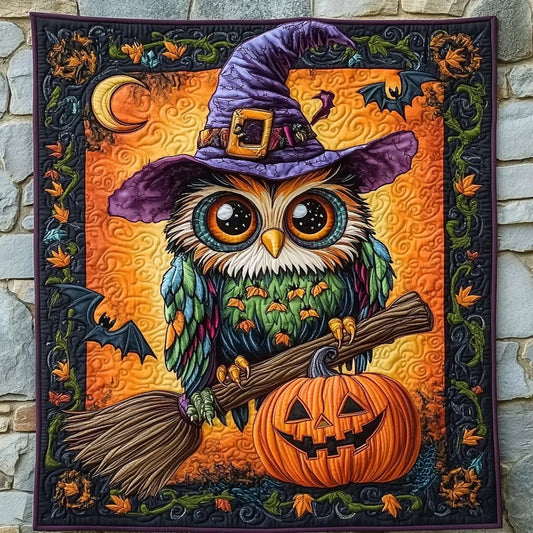 Owl Moon Magic Quilt Blanket