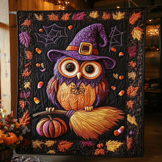 Owl Shadow Glow Quilt Blanket