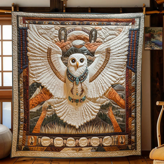 Owl Spirit Quilt Blanket