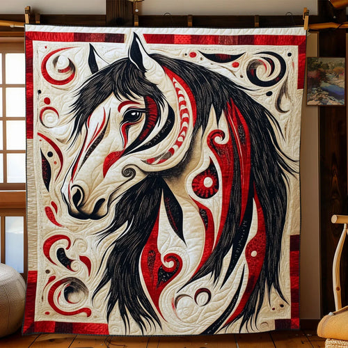 Painted Hooves Quilt Blanket