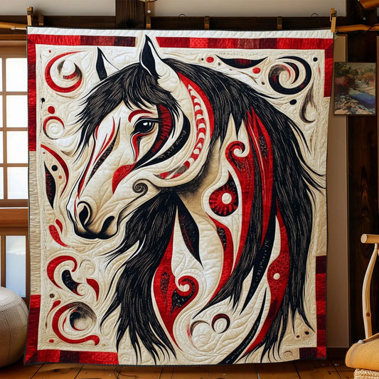 Painted Hooves Quilt Blanket