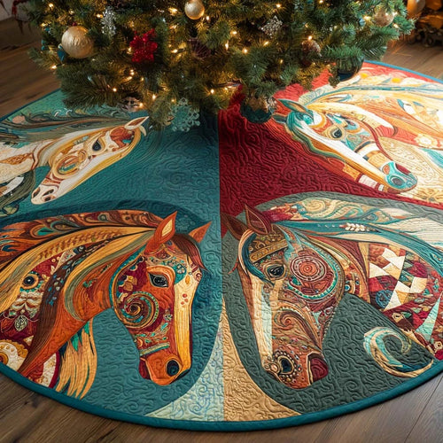 Painted Plains Quilted Tree Skirt