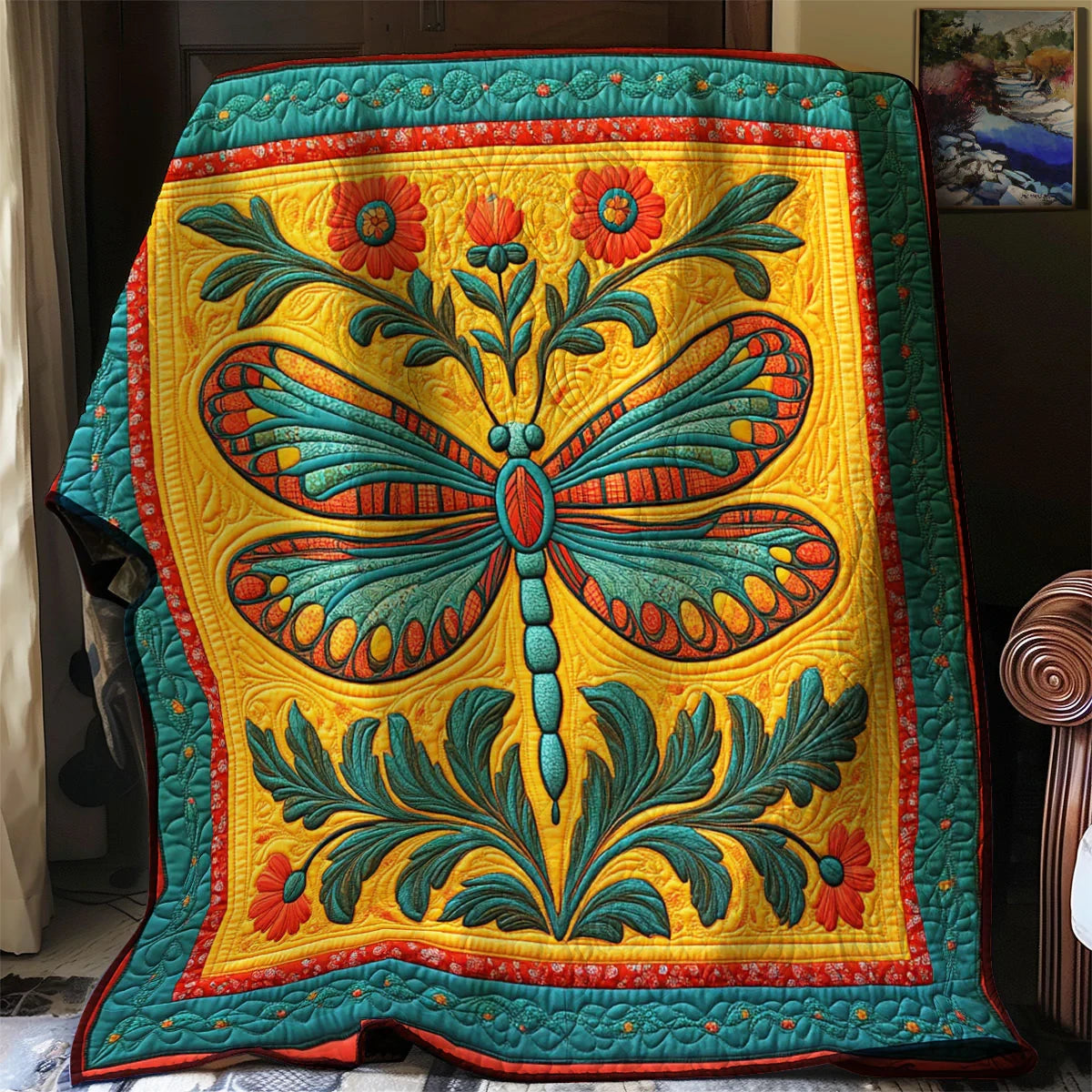 Painted Wing Quilt Blanket