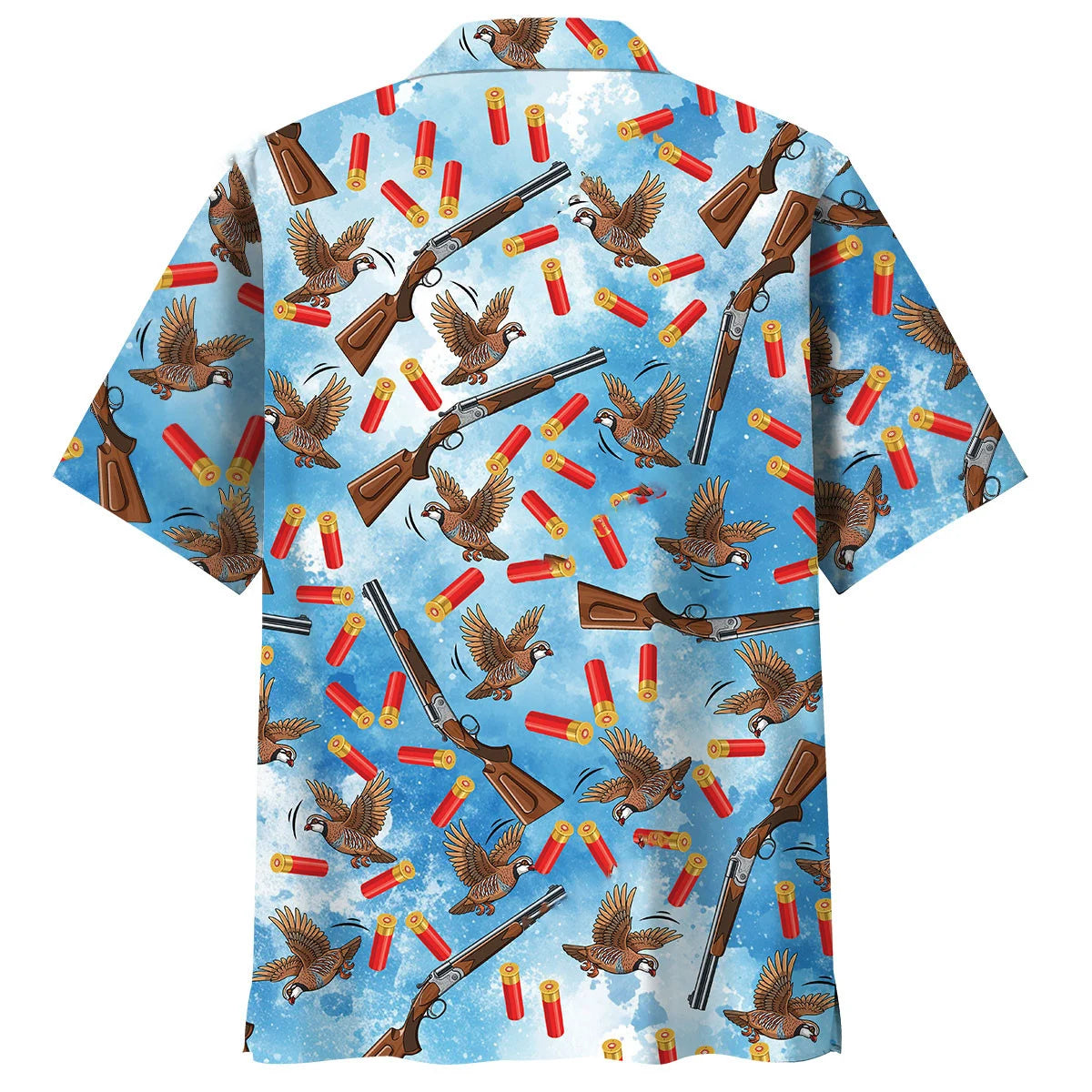 Partridge Hunting Hawaiian Shirt, custom shirt gift for men (view 3)