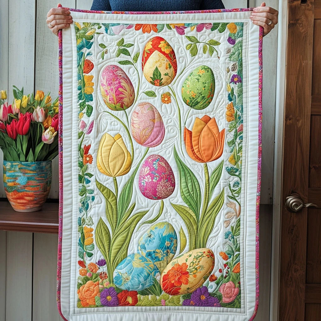 Pastel Wonderland Quilted Table Runner