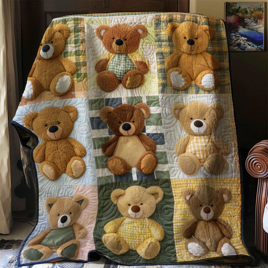Patch Bear Comfort Quilt Blanket