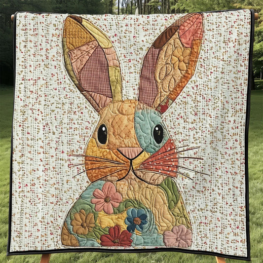 Patchwork Bunny Quilt Blanket