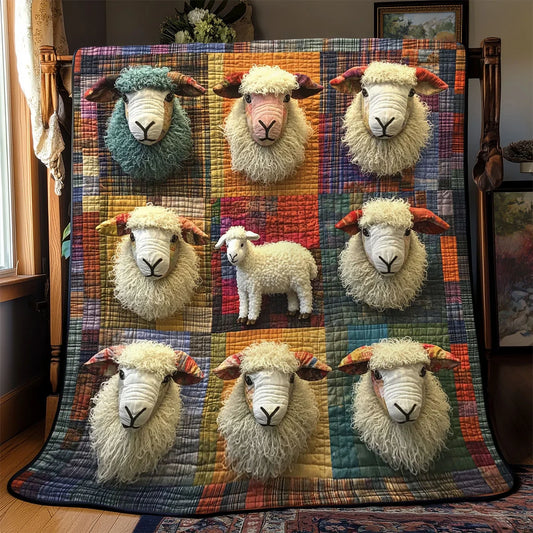 Patchwork Fluffy Quilt Blanket