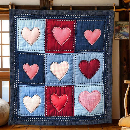 Patchwork Love Quilt Blanket