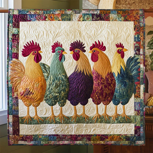 Patchwork Pecker Quilt Blanket
