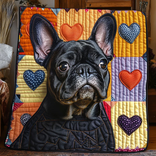 Patchwork Puppy Quilt Blanket