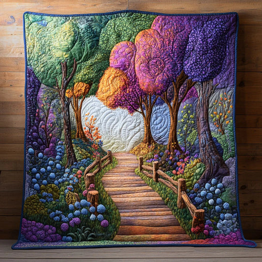Path Of Colors Quilt Blanket